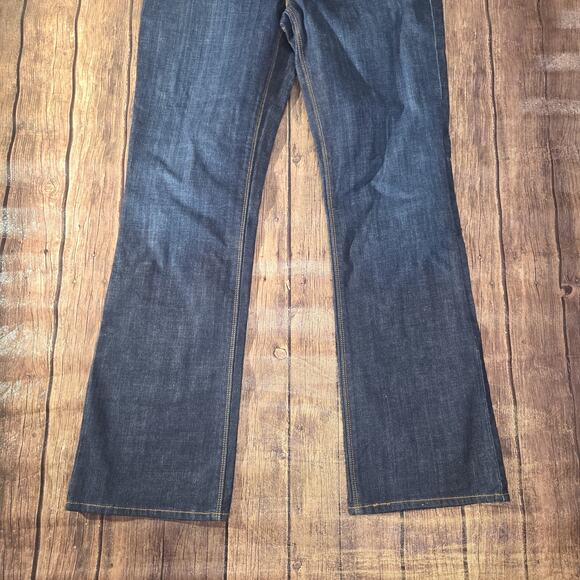 Levi's 525 Perfect Waist Boot Cut Jeans Womens Blue Denim Stretch 8 29 x 31 - Picture 9 of 12